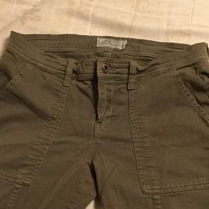 Lucky Wasabi Green Ankle Jeans